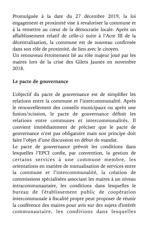 La loi Engagement dans la vie locale et à la proximité de l'action publique