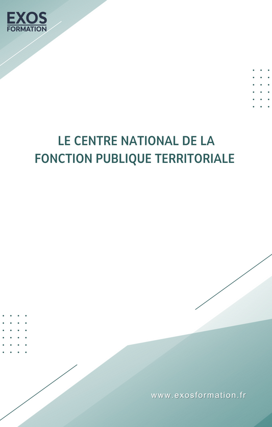 Le Centre National de La Fonction Publique Territoriale