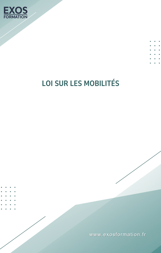 Loi sur les mobilités
