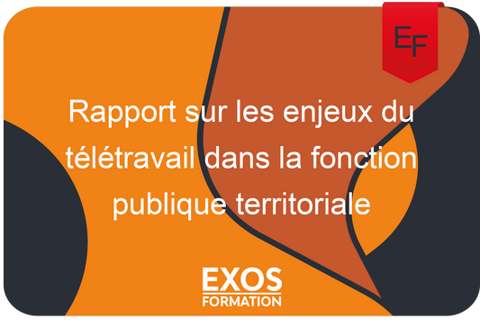 Rapport sur les enjeux du télétravail dans la fonction publique territoriale