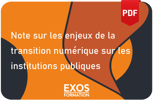 Note sur les enjeux de la transition numérique sur les institutions publiques